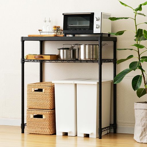 楽天市場】LunarLightキッチンベイカーラック幅57x奥行39.2x高さ133cm