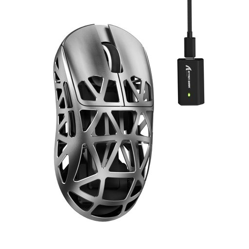 MAMBASNAKExATTACK SHARK R2 マグネシウム合金マウス ゲーミングマウス 8kマウス PixArt PAW3950 光センサー 47g 超軽量 3モード接続 Bluetooth/2.4Gワイヤレス/USB-C有線 ダブルチャンネル｜Gourdスポーツ店