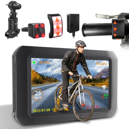 楽天市場】Motocam 自転車ドライブレコーダー 4.3インチHDディスプレイ