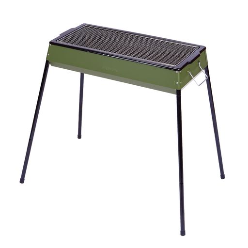 緑であること生命現象(GREENLIFE)日本製丸焼き片付け飾り気の無いBBQコンロKKC-600(OG)