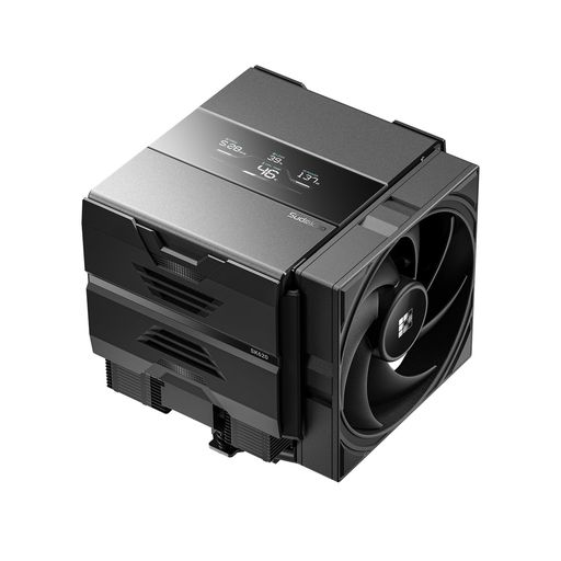 Sudokoo SK620V AM5 空冷空調設備:AM5専用 6ヒートパイプ デュアル楼観中央処理装置空調設備(デジタル見せびらかす付き添い人) - 黒いことマイコン空調設備 120粍 FDB PWM静音気違い\u0026クイック鍵を掛けるマウント