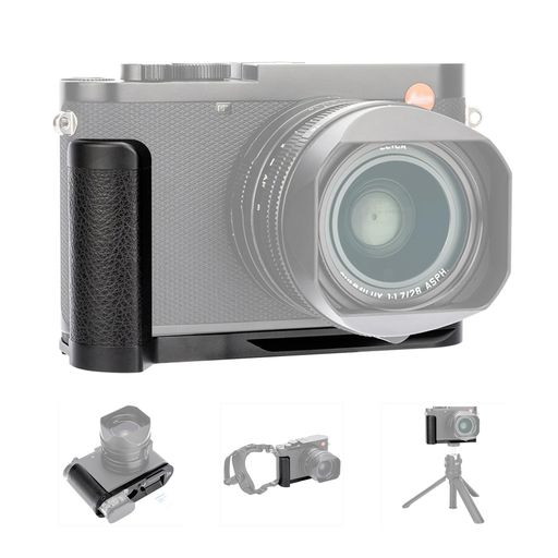 JJC金属ハンドグリップライカLeicaQ3/Q343カメラ適用Leica19505グリップ交換電池交換が便利