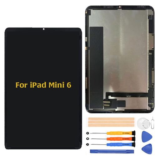 A-MINDForiPadMini62021液晶パネル画面交換修理用タッチパネルセット8.3インチA2567A2568A2569LCDスクリーン統合画面交換修理用キット無料の修理工具(ブラック)