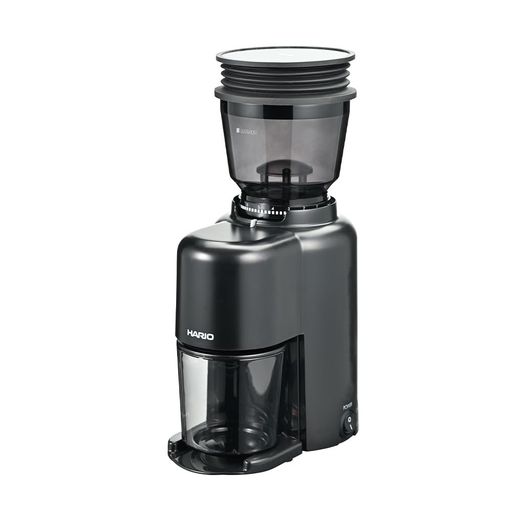 HARIO(ハリオ)V60電動コーヒーグラインダーコンパクトNコーヒーミル39段階調節コニカル式ステンレス臼ブラックEVCN-8-B