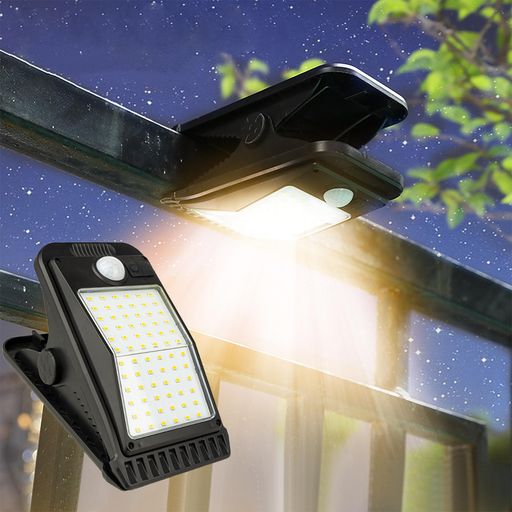 Saiveinaセンサーライトソーラーライト屋外人感防水ソーラークリップ式太陽光充電USB充電3000mAh大容量電池ガーデン人感センサー4モード搭載おしゃれ明るい自動点灯消灯常夜灯駐車場壁フ…