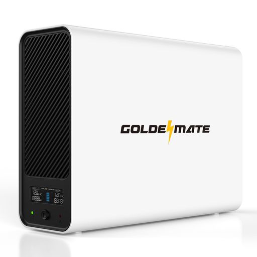 GOLDENMATE無停電ワット数作りつけるUPS1000VAPro/800Wリン酸鉄リチウムイオン蓄電池積み上げる230Wh常時商用給電正弦波網状組織計器メール交換システムホームオフィス身寄り用の高能率うしろ押しワット数8界面白いこと