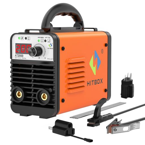 HITBOXアーク溶接機100V/200V兼用小型溶接機200A被覆アーク溶接LIFTTIG1台2役簡易MMA溶接機ARC溶接機趣味のDIY初心者向け液晶表示インバーター直流定格使用率40%家庭用軽量日本語取扱説明書 9,157円