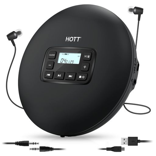 楽天市場】【送料無料】CDプレーヤー コンパクト ポータブル HOTT