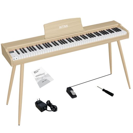 楽天市場】IKTMI 電子ピアノ 88鍵盤 木製 ピアノ 88鍵 Digital Piano 