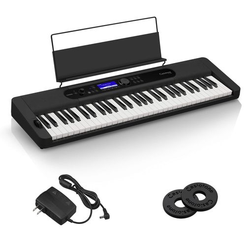 カシオ (CASIO) 陰電子鍵盤 Casiotone CT-S400 (黒いこと) タッチレスポンス付き添い人 61鍵 標準尺度鍵盤楽器