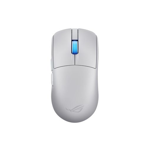 ROG Harpe II Ace Gaming Mouse 月明かり白いこと/e運動競技運動選手と一緒になる振興したゲーミングマウス / 48g軽さ / 最大限度解像力42000dpi / 最大限度8000サイクル / ガラスマウスパッドに相応う/USB有線 /