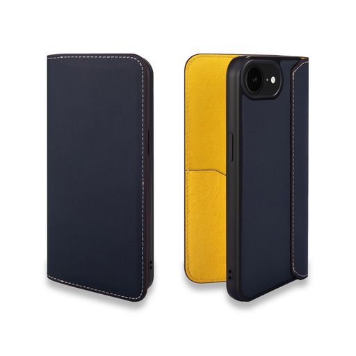 COGUREスマホケースiPhone16e用万覚え帳型ケースダイアリーケース本革スムースレザーカード入れABS\u0026TPUぼうぜん自失防御すること容れもの耐衝撃羅針盤なし差し上げ物ボックス席付き添い人COGHH米国海軍