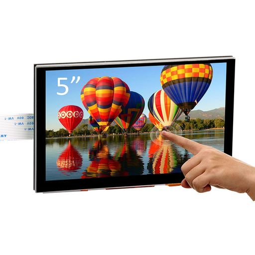 OSOYOO5inTFTタッチスクリーンDSI繋ぎLCD見せびらかす管する800x480解像力ラズベリーパリア犬2334B+raspberrypi5用日本語言いあらわす書付き添い人