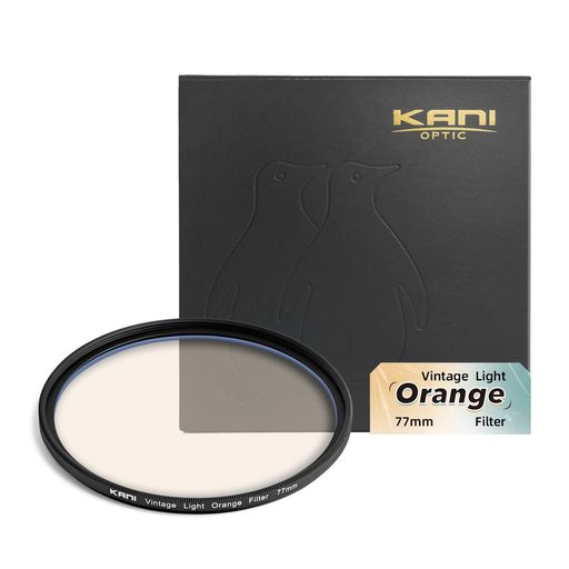 KANIレンズフィルターヴィンテージライトオレンジ/ビンテージ調(77mm)