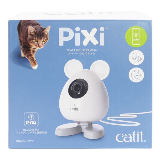 ジェックスCatitCatitPixiスマートマウスカメラ1080pHDカメラライブ映像夜間撮影24時間録画アプリ操作スマートペットカメラ録画撮影自動赤外線暗視機能付きリモートコントロール可能通信ス… 10,945円