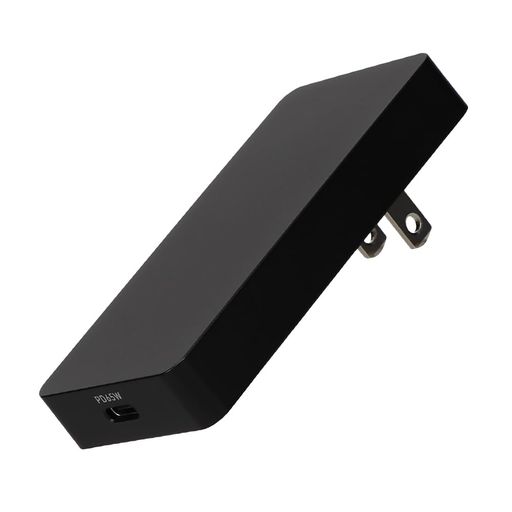 オウルテックスリムAC充電器タイプCPD65W急速充電PSE認証薄型小型ACアダブターType-CUSB-CMacBook/iPhone13/14/15/16/iPad/ノートPC/スマートフォン対応ブラック