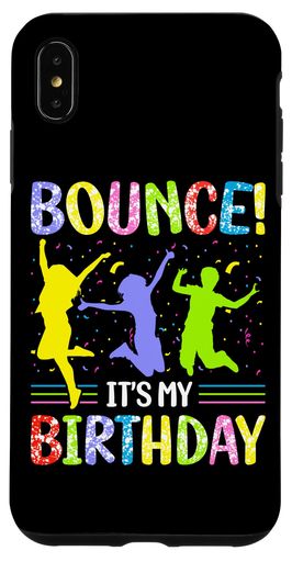 トランポリン愛しがる家生まれ落ちる日寄り合い飛び降りる祝賀会キッズスマホケースiPhoneXSMax用