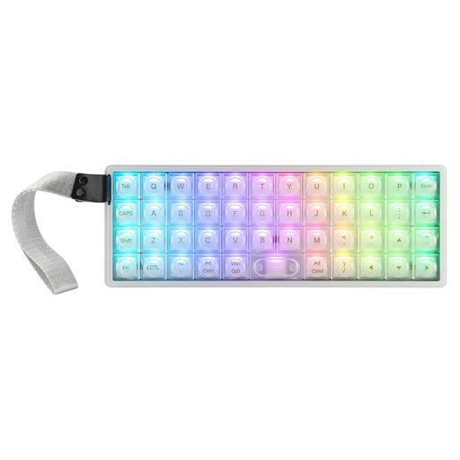 EPOMAKER Luma40 ロープロファイルゲーミングキーボード 薄型 40%ワイヤレスメカニカルキーボード QMK/VIA対応 CNCアルミ筐体 PC透明キーキャップ ホットスワップ対応 Kailhリニアスイッチ テンキ…|Gourdスポーツ店