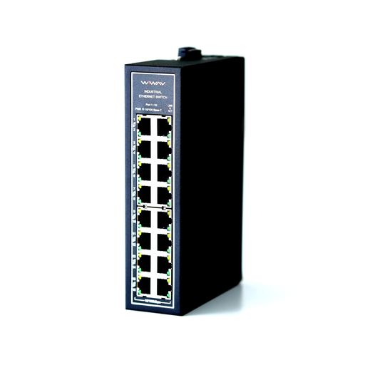 WIWAVWDH-16ET-DCお役目用・製作用16ポートイーサネットスイッチングハブ広々とした動くこと熱度相応う(-30~+75°C)超小型/DIN/金属元素筐体/IP30/UL公証