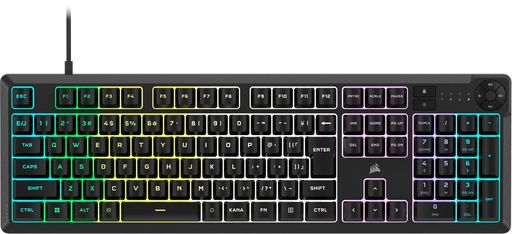 CORSAIRK55CORERGB日本式QWERTYゲーミングキーボードiCUE相応う10領域RGB4つの専用媒体手当たり静音性と返事をする性の取り替えっこ300ml防滴CH-9226C65-JP