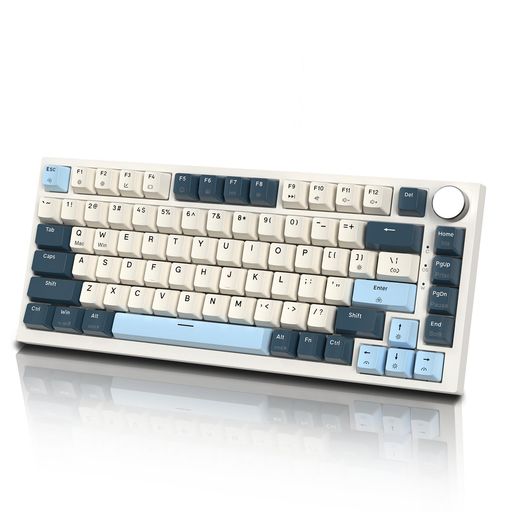 ATTACKSHARKK8575%ラピッドトリガーゲーミングキーボード磁気スイッチガスケットマウントホットスワップ相応うアンチ生きすだまPBT手当たり旗がしらTKL82手当たりノッブ付き添い人有線Type-C繋ぎ合わせるWindows、Mac