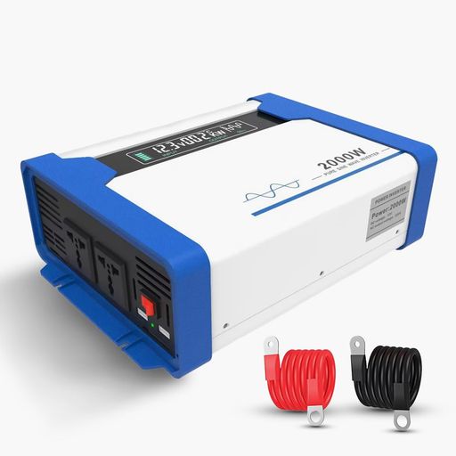 Anern インバーター 正弦波 12V 100V 2000W 純粋な正弦波 瞬間出力4000W DC12V(直流)をAC100V(交流)に変換する自動車用インバーター,LEDディスプレイと5V|Gourdスポーツ店