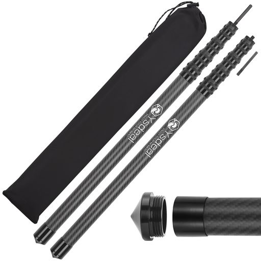 タープポール3K炭素57-210コマーシャル最大限度差しわたし28.2MMわずか329g(1本あたり近所)テントポールスライド式伸縮極点軽さ難民キャンプ(57-210コマーシャル5継無度合い調節する)