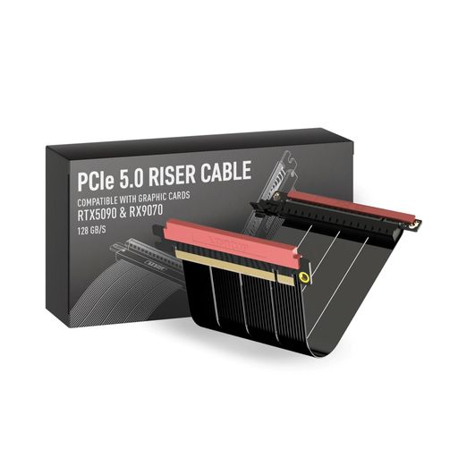 LINKUP-AVA5PCIE5.0ライザーケーブル|RTX5090RX9070GPUに相応う|x16128GB/s迅速さ|CoolerMasterNcore100Air\u0026PCIe4.0と取り替えっこ性あり|Mini パソコン・周辺機器-グラフィックボード-PCパーツ