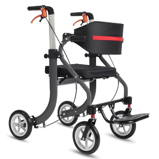 PIPIBEAR 歩行器 シルバーカー 軽量9.5Kg アルミ製 多機能 歩行器 手押し車 座れる 7段階高さ調節可能 高齢者向けショッピングカート 歩行補助 折り畳み式 コンパクト収納 室内屋外兼用 介護…|Gourdスポーツ店
