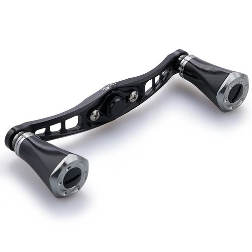 HEIGHTEN92mmリールハンドル20mmノブ搭載シマノ(SHIMANO)ダイワ(DAIWA)アブ(Abu)通用ベイトリール用TornadoSeries(ブラック&&ガンメタ)(689)