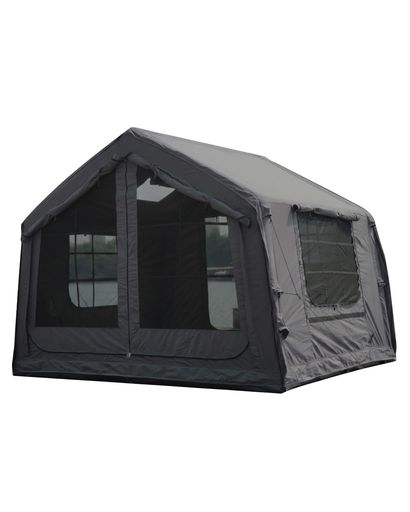 エアーテント インフレータブルテント TCポリコットン 軍幕風 グリーン ロッジ型 小屋型 煙突穴付き 簡単設営 4シーズン対応 メッシュ窓 通気性 ファミリーキャンプ ソロ・デュオキャン&hellip;｜Gourdスポーツ店 82,916円