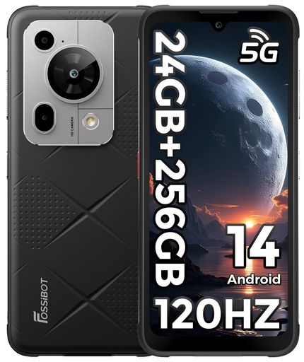 FOSSiBOTF112Pro5GスマホSIMフリースマートフォン本体Android14スマホ本体24GBRAM+256GBROM1TB拡張可能7150mAhバッテリータフネススマホ6.88インチHD+IPS大画面