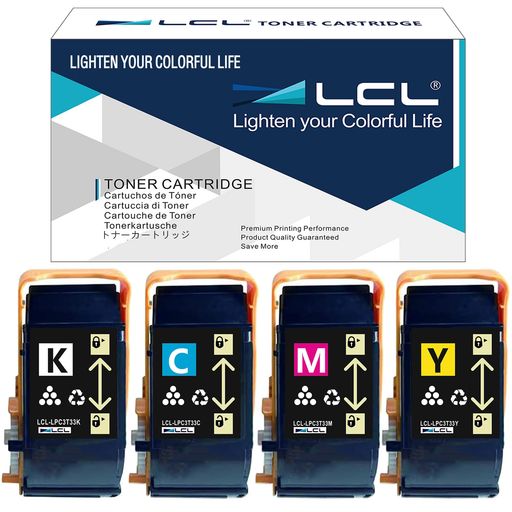 LCLエプソン用LPC3T33LPC3T33KLPC3T33CLPC3T33MLPC3T33Y(4色セットブラックシアンマゼンタイエロー)取り替えっこトナーカートリッジ