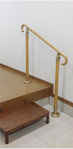 マツ科六ECLE取り合わせ手摺りつづき物室内用手摺り突っ支い棒木製