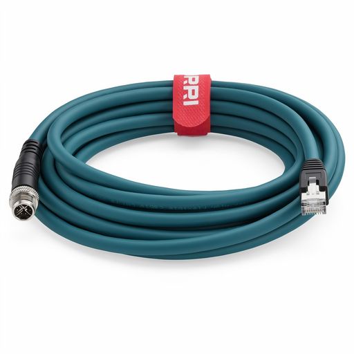 DRRIM12X吊りひも化8極-RJ45ギガビットイーサネットインターフェイスCat7e遮蔽物有線テレビ、cognex262写真機用|バーコードスキャナ