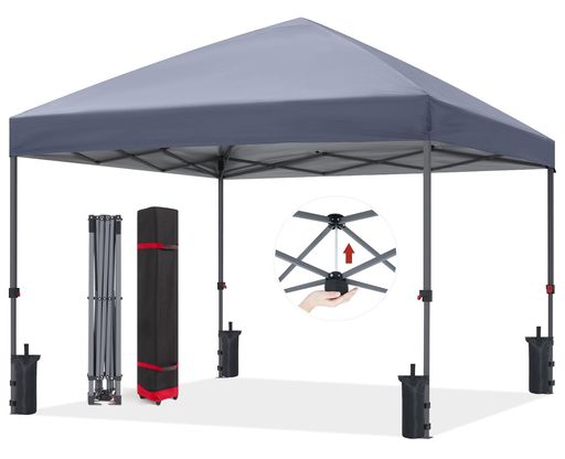 ABCCANOPY タープテント 2.5mx2.5m 3mx3m 大型 ワンタッチテント タープテント ワンタッチ 3段階調節 シルバーコーティング UVカット 遮光 耐水加工 スチールフレーム 風に強い 組立て簡単 持ち運…|Gourdスポーツ店