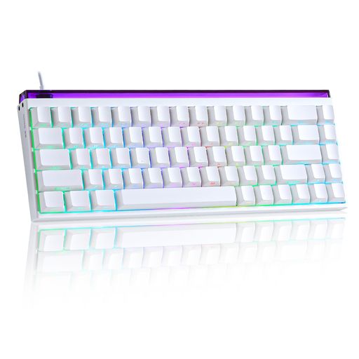 MIKIBYNano68メカニカルゲーミングキーボード、大広間成り行き磁気取り替えっこ、8KHzポーリング単位料金、ラピッド銃の引き金合わせる能力のあるアクチュエーション、傍え刷り上げるPBT足がかり旗がしら、Mac/Win用RGB…