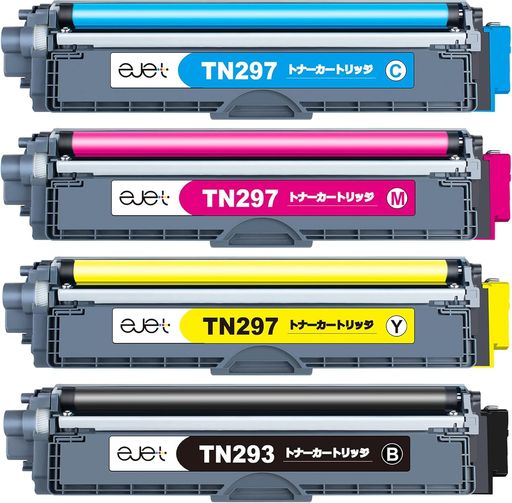 ejetTN-297TN-293茶飲み友だち用トナーbrother用TN293TN2974色書き割り大電気容量HL-L3230CDWMFC-L3770CDWトナーレーザープリンター取り替えっこトナーカートリッジ