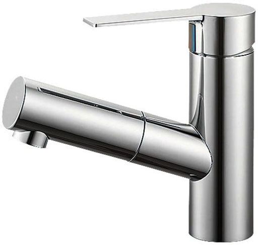 SANEI(サンエイ)シングルワンホール洗面練りあわせる栓洗髪用抽き出し配管水の泡吐水K47531JV-13