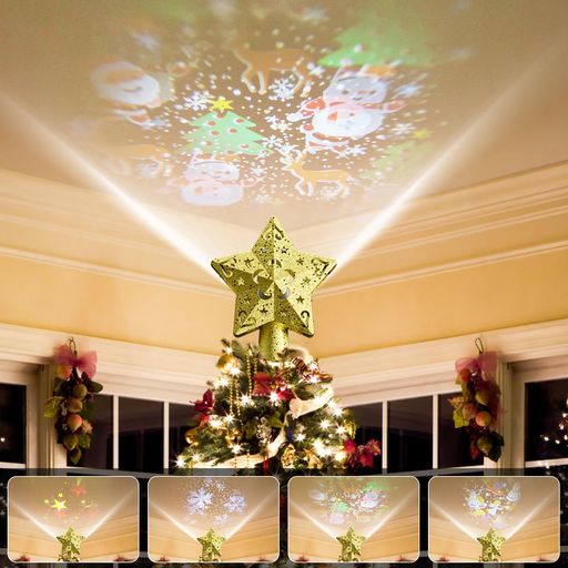 楽天市場】ツリートップ プロジェクタークリスマスライト クリスマス