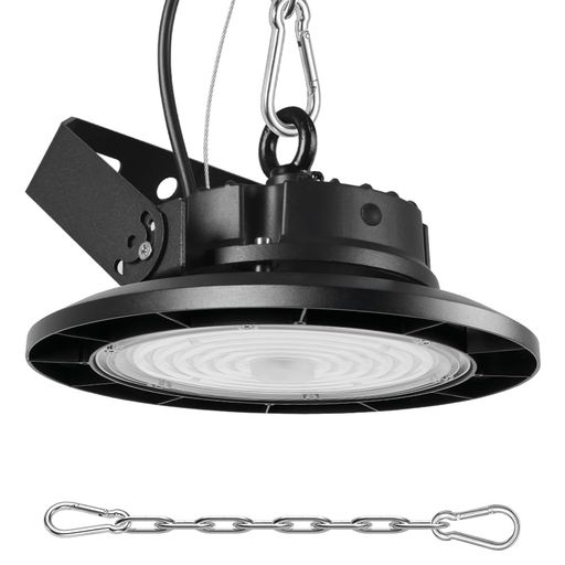 UFO型LED高上昇限度灯100W1000W好いかげんにハイベイライトLEDやり方灯16000LM昼光色6000KIP66雨合羽高上昇限度用点火装置写真用照明120°広広とした照らしだす生み出すこと工業プラント住み処バス発着場pse公許済み3m架線吊りひも付3年引きうける1個