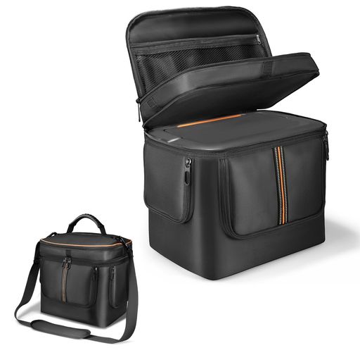 SHEAWAforJackeryポータブル電源1000ケース収納ケースバッグ耐衝撃頑丈ナイロンケーブルや小物類も収納可能互換品アクセサリー