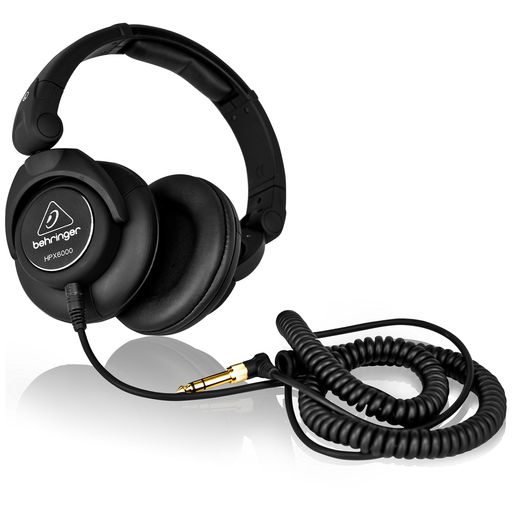 Behringer頭顱電話機密閉型50粍ネオジウムドライバDJ用3.5粍6.3粍相応ううつり変わりアダプタ同梱HPX6000黒いこと ヘッドホン・イヤホン-オーディオ