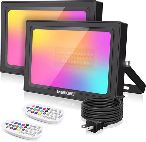 MEIKEE35WRGB写真用照明2個仕掛ける1800LM高明快さIP66雨合羽遠隔操作で40種点火装置流行り物タイマー・記憶装置役立つこと省エネLED室外屋内兼用赤ちょうちん張り出し海洋博物館点火装置一こま監督パーティハロウィンクリスマス対…