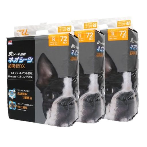 ネオ・ルー生存期間 ネオ敷き妙 炭素 DX 愛玩動物敷き妙 レギュラー 72枚入り口・入口x3袋 全216枚 (入れもの売りわたす)