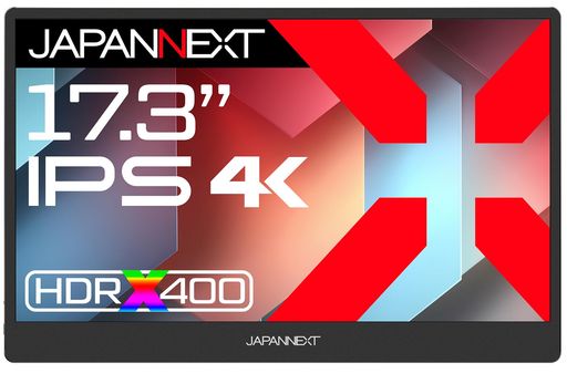 JAPANNEXT 17.3インチ IPSパネル搭載 4K(3840x2160)解像度 モバイルモニター JN-MD-IPS173U miniHDMI USB-C sRGB:100% DCI-P3:88% HDR400相当 スマートケース付き 【2年保証】｜Gourdスポーツ店
