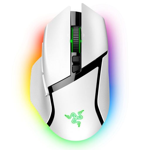 Razer レイザー Basilisk V3 Pro White ゲーミングマウス 無線電話 Bluetooth 無線電話 繋ぎ合わせる Focus Pro 30K オプティカルセンサー 30,000DPI 第 3 時人オプティカルマウススイッチ