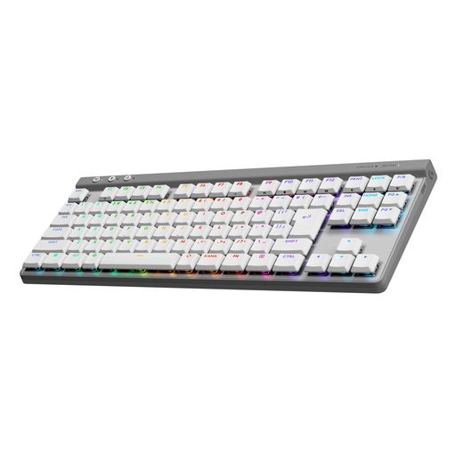 Logicool G ゲーミングキーボード G515 LIGHTSPEED TKL 薄型 ワイヤレス テンキーレス キーボード G515-WL-LNWH リニア 赤軸 静かなタイピング 日本語配列 LIGHTSPEED Bluetooth 接続対応｜Gourdスポーツ店