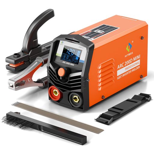 HITBOX アーク溶接機 小型 溶接機 100V専用 140A 被覆アーク溶接 LIFT TIG 1台2役 簡易MMA溶接機 液晶表示 インバーター直流 定格使用率45% VRD搭載 手棒溶接機 ARC溶接機 DIY 初心者向け 家庭用/プロ…|Gourdスポーツ店