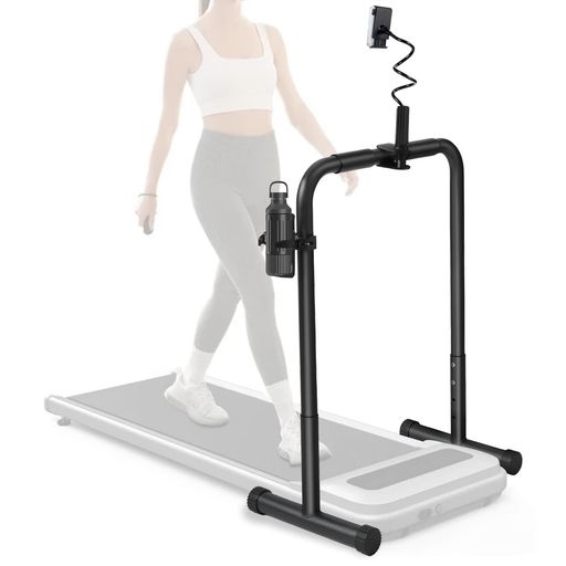 THLUSDY 3in1 ウォーキングマシン用ハンドル ランニングマシン ルームランナー 手すり スマホホルダー&ドリンクホルダー付き トレッドミル 取り付け幅52.8cm対応 高さ3段階調節 滑り止め安定&hellip;｜Gourdスポーツ店